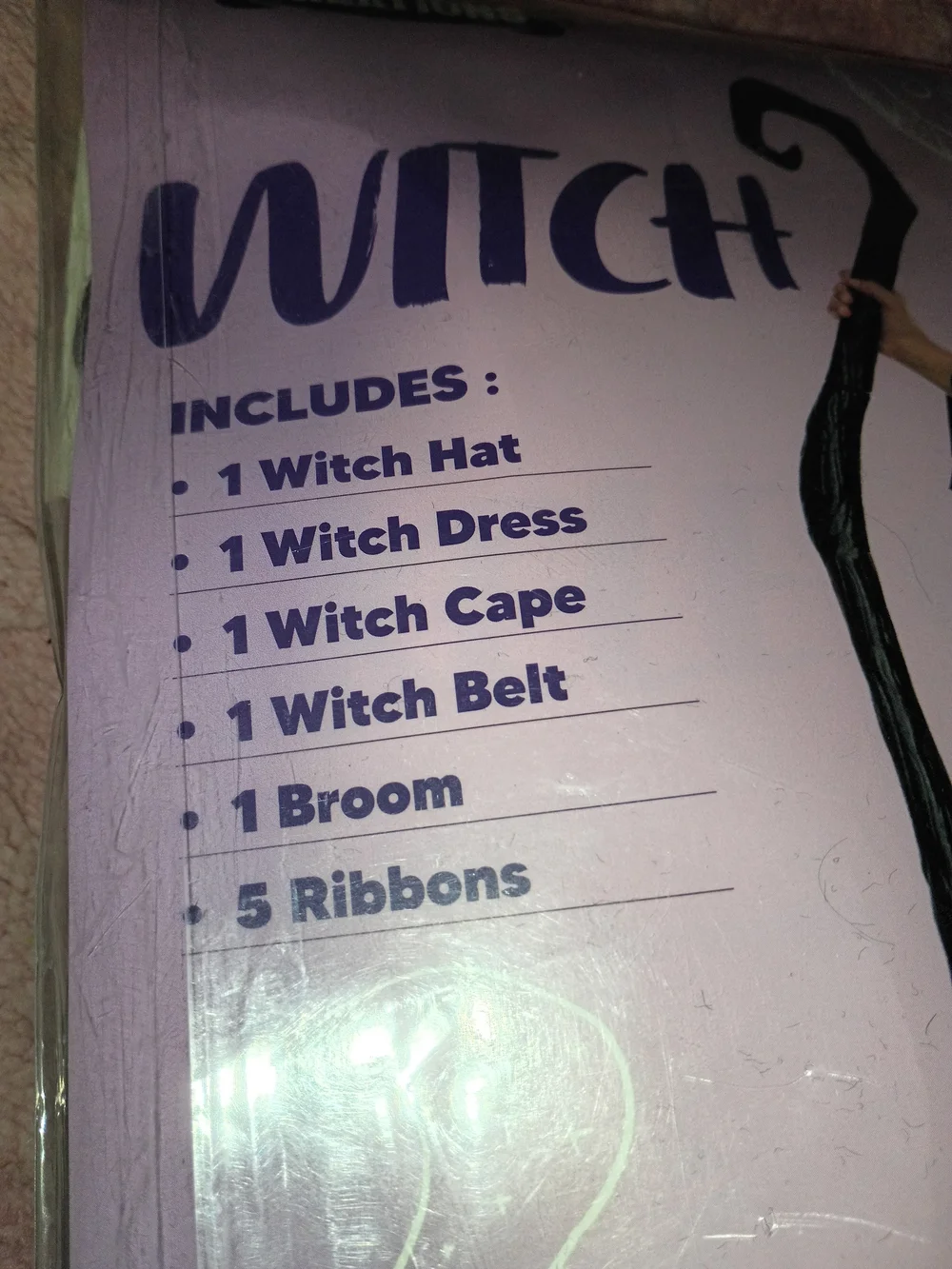 Spooktacular Creations Black Witch Costume Size Small 5-7 Years NWT